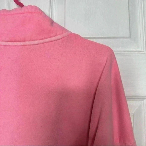 Victoria’s Secret PINK Sweatshirt Half Zip Pink &  Black Size Extra Small - Picture 16 of 16